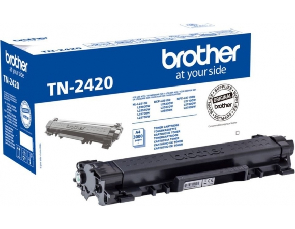Brother TN-2420 Toner Laser Εκτυπωτή Μαύρο High Capacity 3000 Σελίδων
