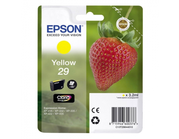 Μελάνι Epson 29 Yellow (C13T29844012)