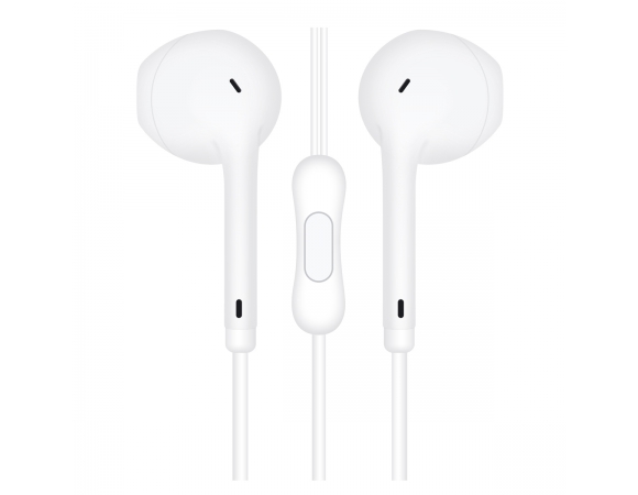 Earphones Freestyle FH770W with Microphone Macaroon Style White