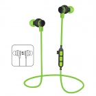 Earphones PLATINET Bluetooth 4.2 Sport with Microphone +microSD PM1061G GREEEN