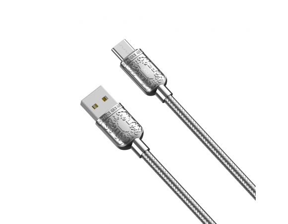 USB Cable XO Type-C NB216 1m 2,4A Silver