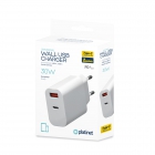 Wall Charger Platinet 30W Type-C PD3.0+USB 2.4A