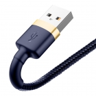 USB Cable Baseus Lightning 1m 2.4A Gold-Blue