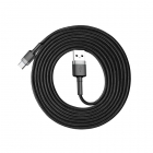 USB Cable Baseus Type-C 2m 2A Gray-Black