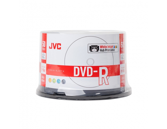 JVC DVD-R Printable 4,7GB 16x Cake 50