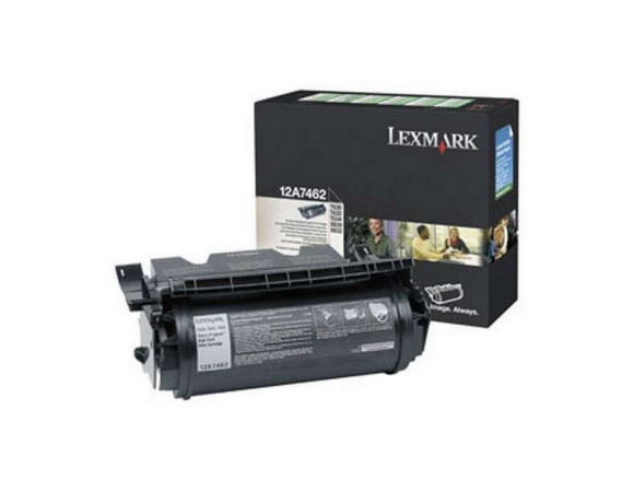 Toner Lexmark Black (12A7462) 21k