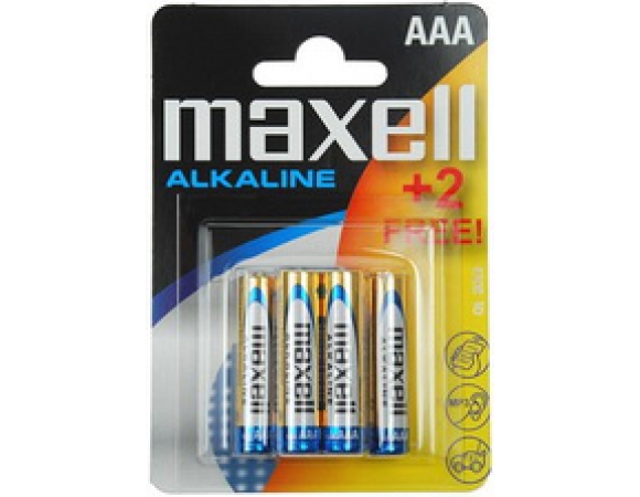 Maxell Battery AAA 4+2