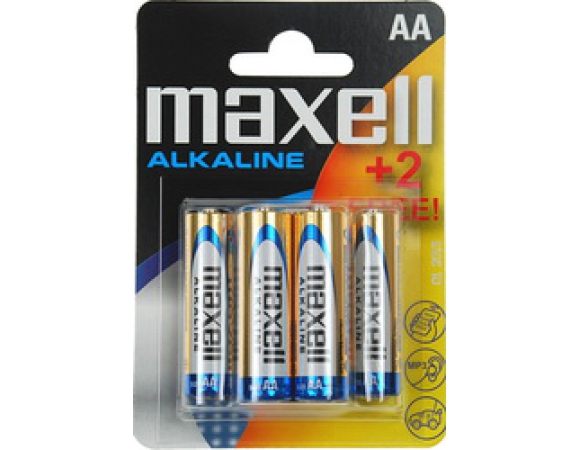 Maxell Battery AA 4+2